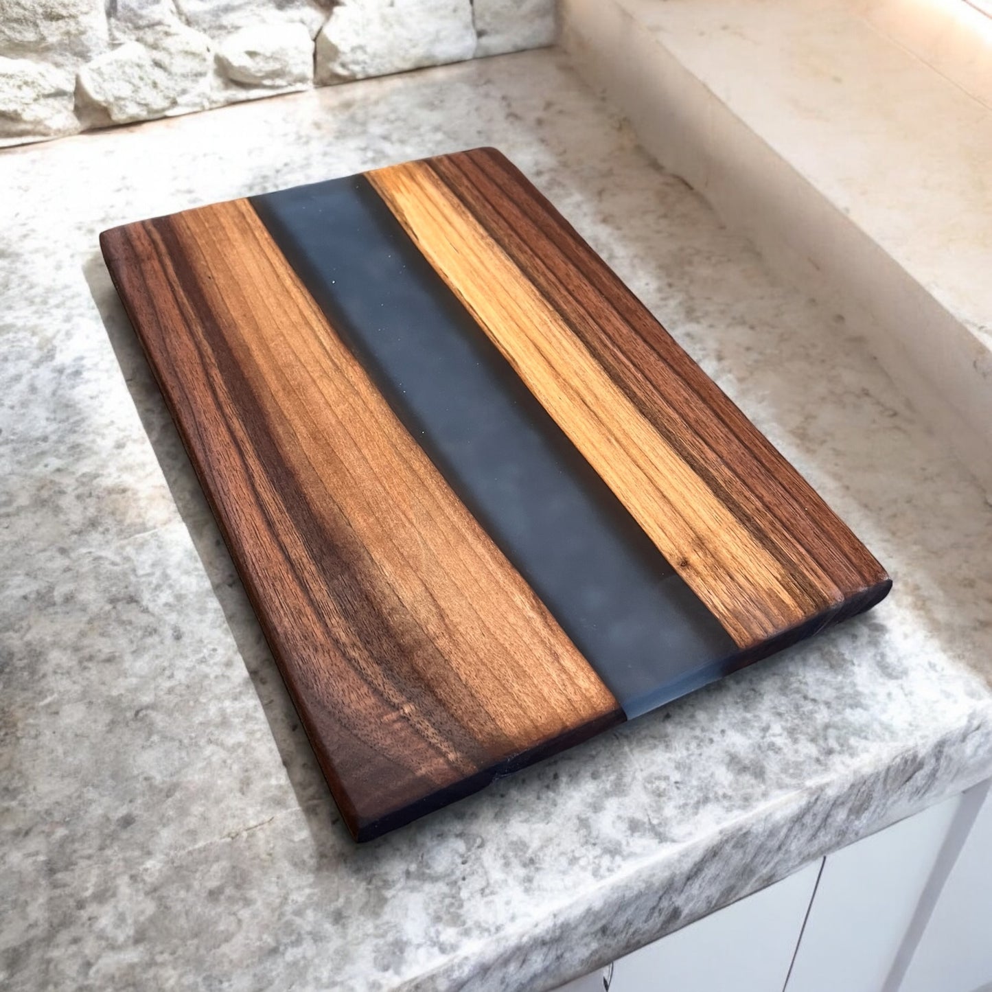 Personalized Epoxy Cutting Board