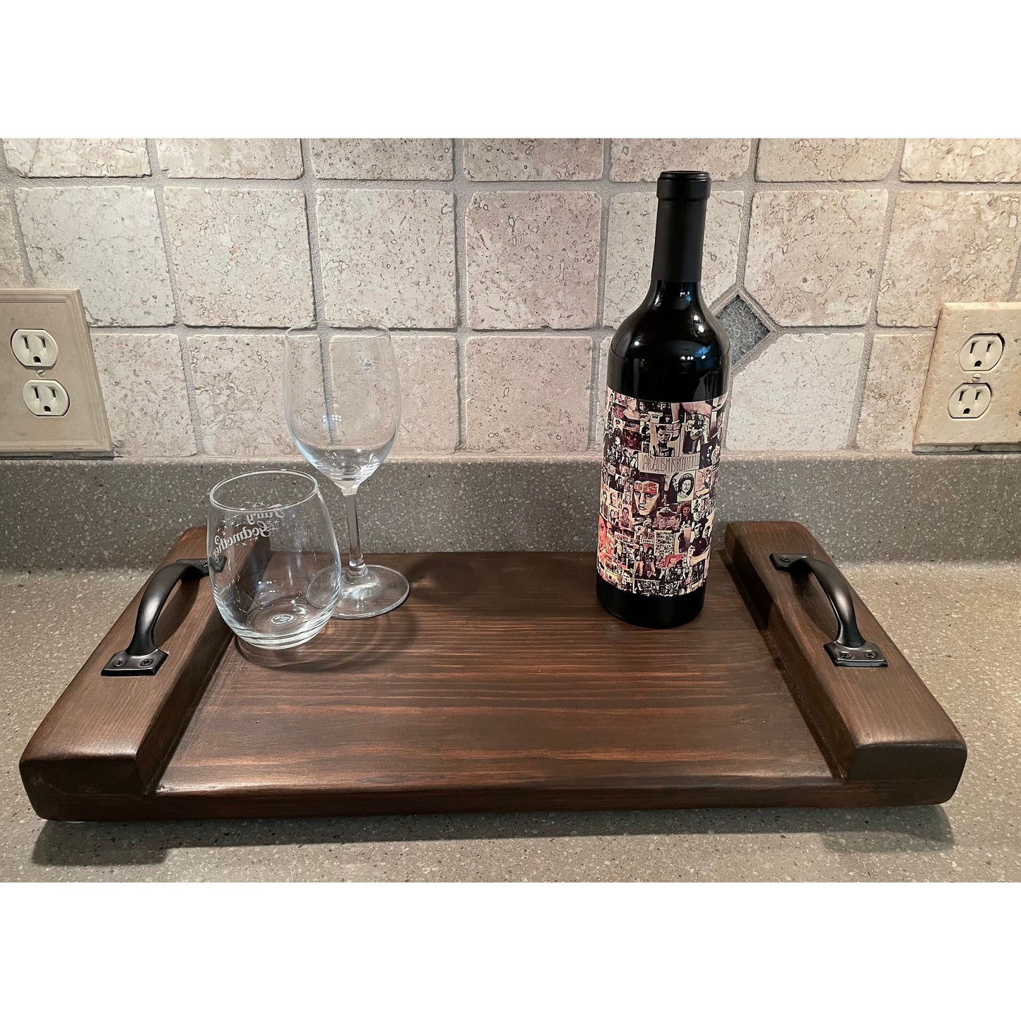 Handmade Wood Serving Tray