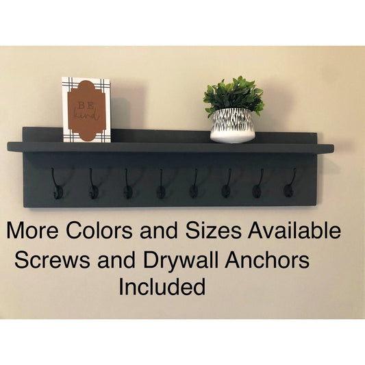 Coat Rack with Shelf