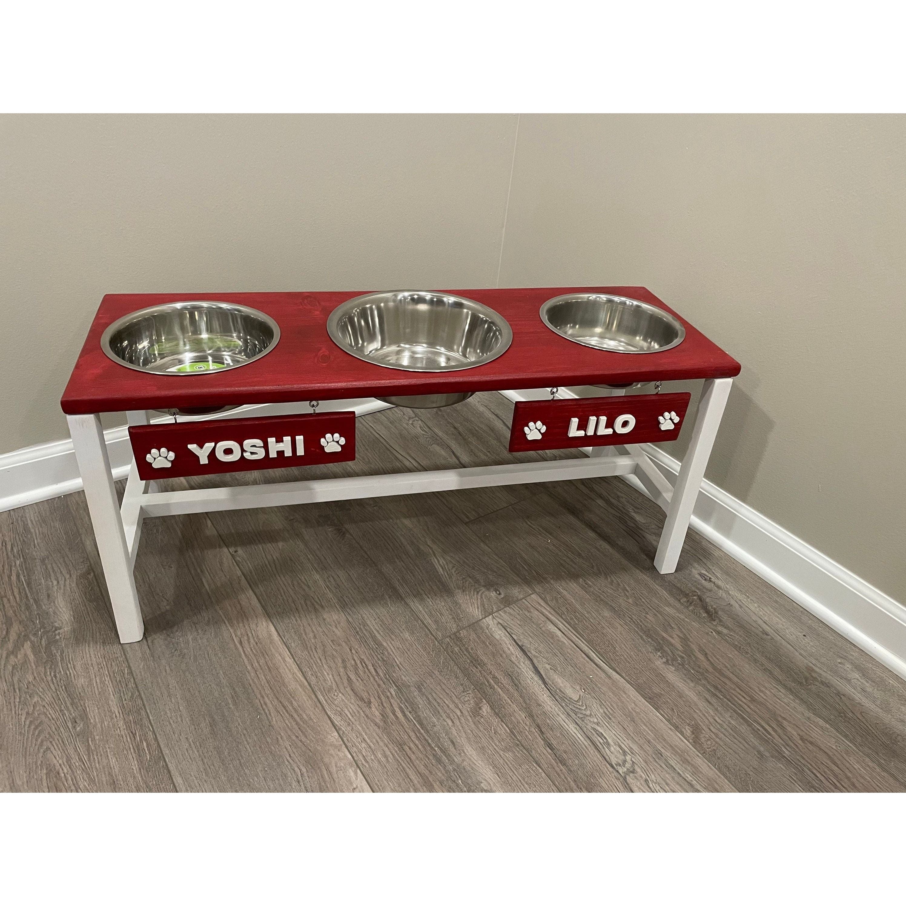 Farmhouse raised dog bowls best sale