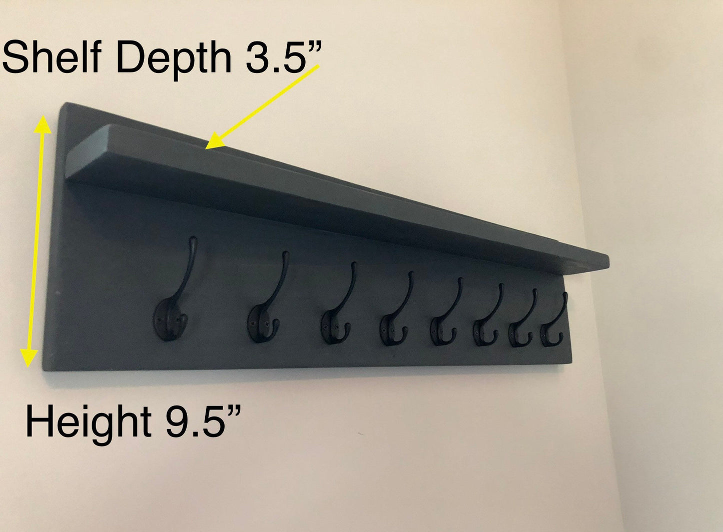 Coat Rack with Shelf