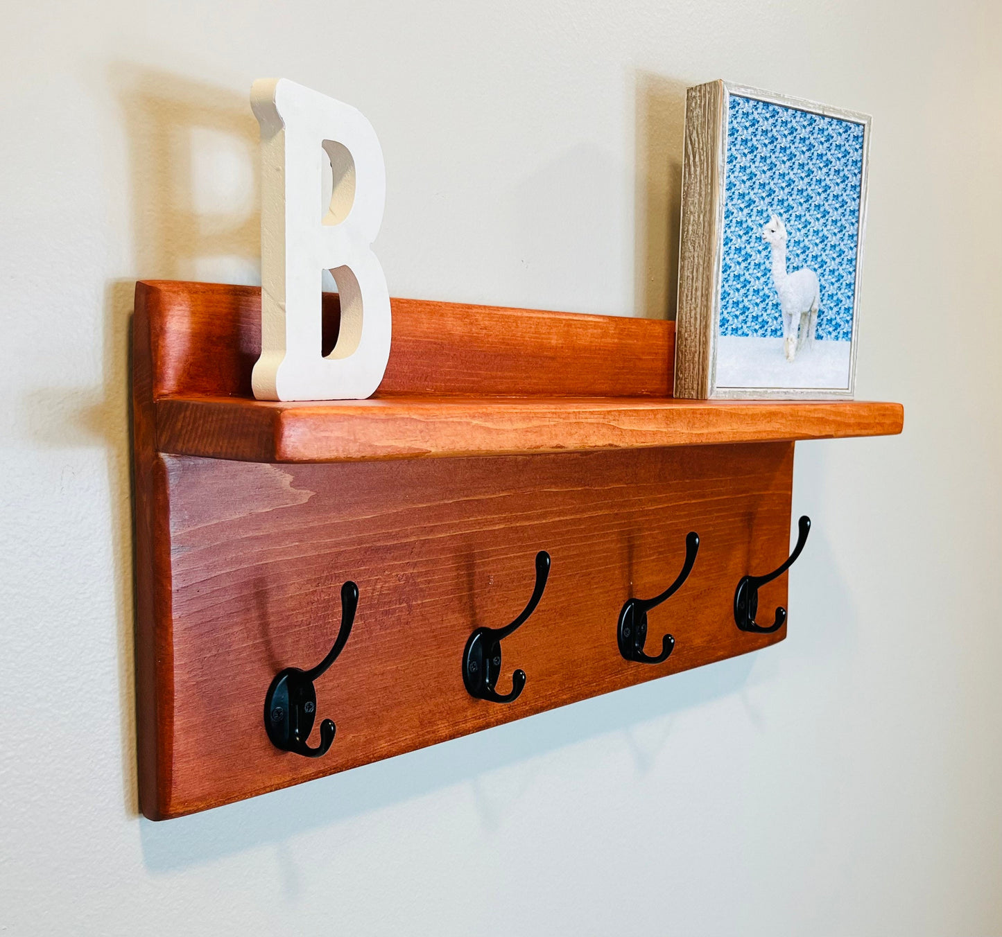 Coat Rack with Shelf