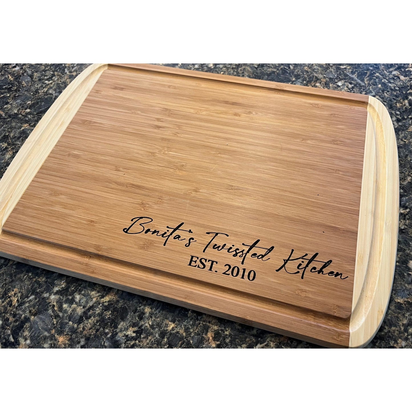 Personalized Bamboo Cutting Board