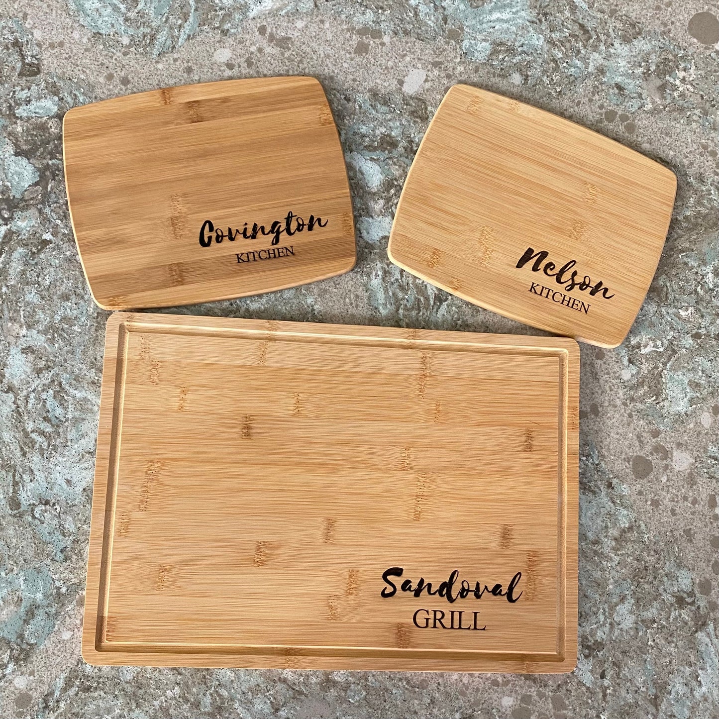 Personalized Bamboo Cutting Board