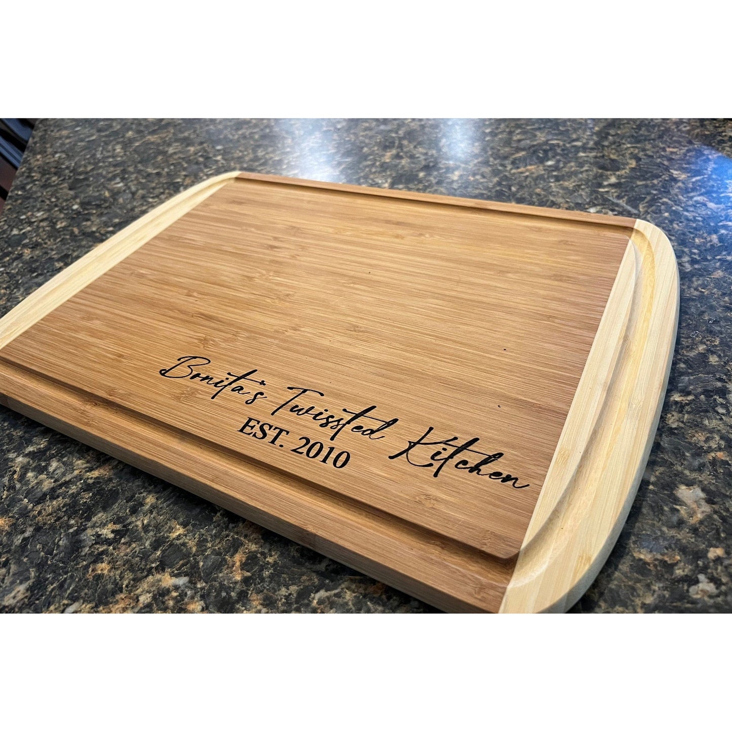 Personalized Bamboo Cutting Board